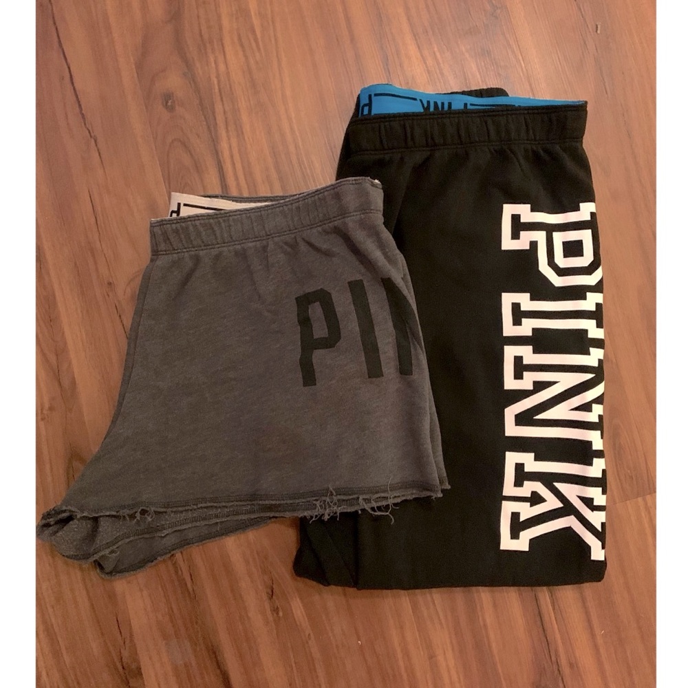 VS Pink shorts & sweats bundle
